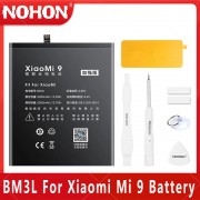 NOHON  Battery For Xiaomi Mi 9 Mi9 High Capacity 4000mAh Replacement Lithium Polymer Mobile Phone BM3L  Bateria+Free Tools