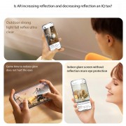 NOHON AR Anti reflective Tempered Film AF Vacuum For iPhone 13 13 Pro 14 Pro 14 Promax 15 Plus 15 Pro 15 Promax Tempered Film